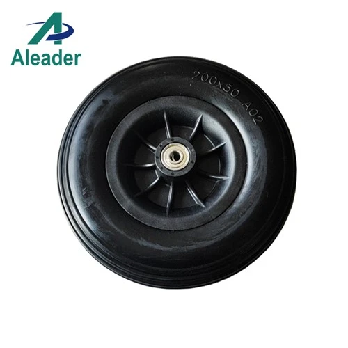 Ruedas sólidas de PU de 8 pulgadas
